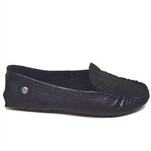 NEW CHELSEA JONES women's vroom driving flat loafer in black sport